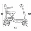 Raptor Fold Air Ultra-Lightweight Folding Mobility Scooter (14 kg, Airline-Friendly) - image 8