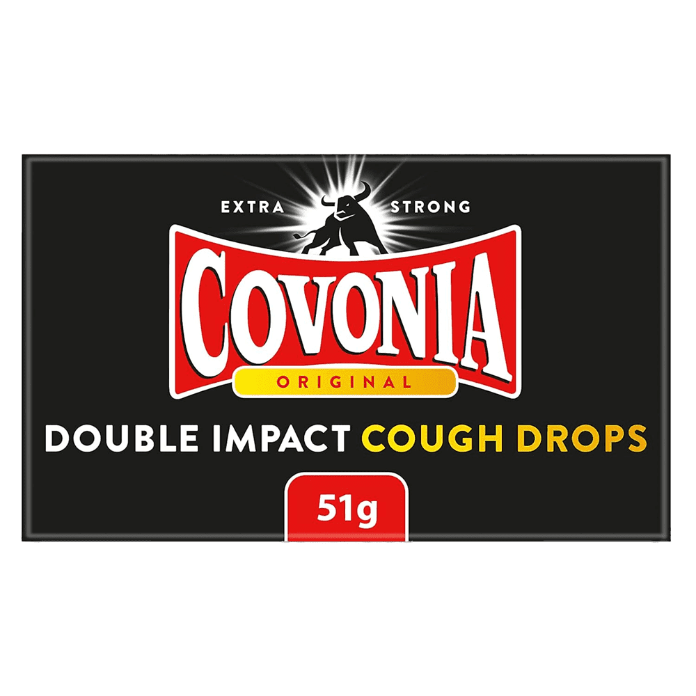 Covonia Double Impact Lozenges Strong Original 51g - welzo