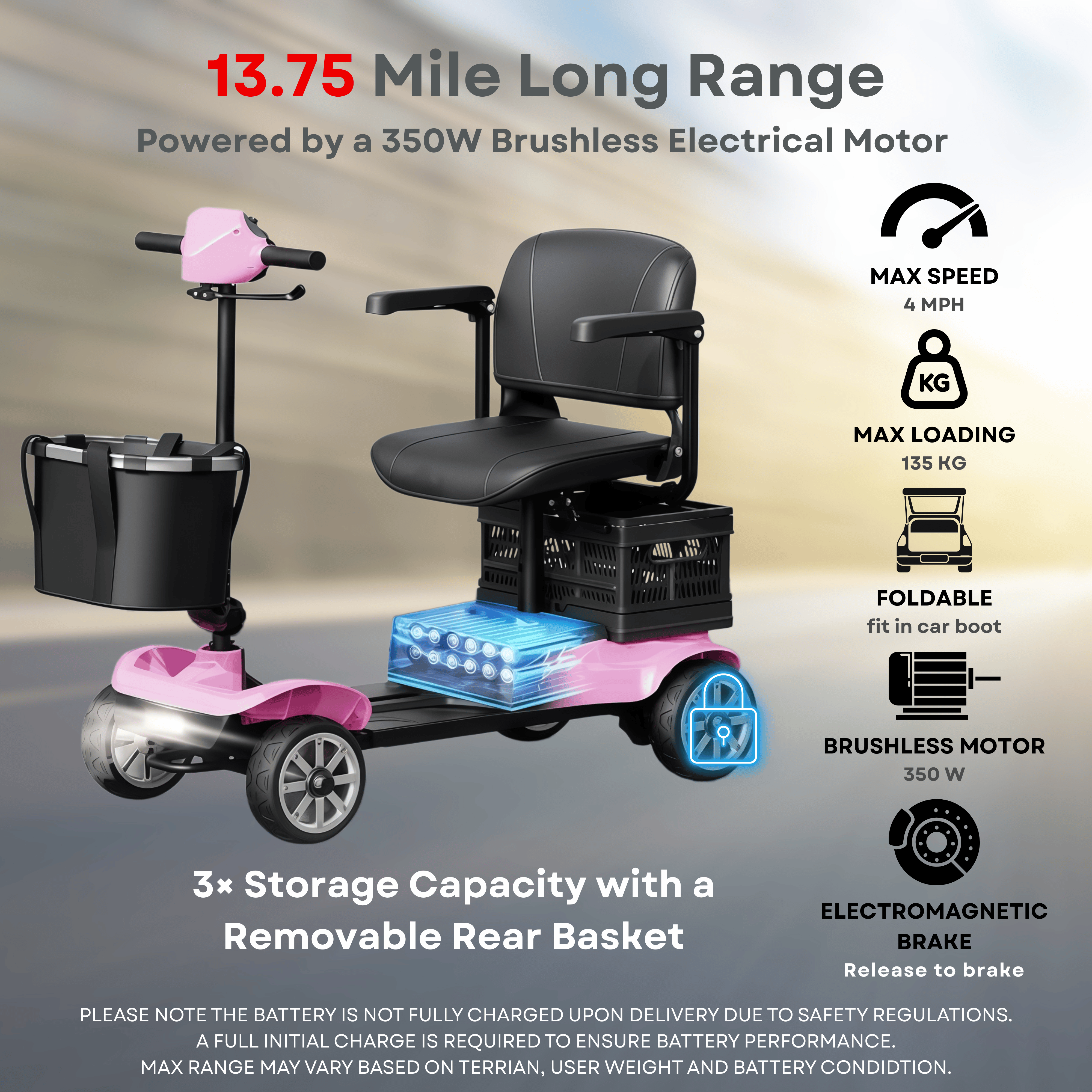 WeCan X-05 Portable Mobility Scooter – image 36