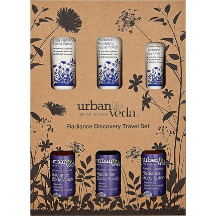 Urban Veda Radiance Complete Discovery Travel Gift Set for Dry and Dehydrated Skin