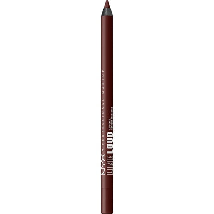 NYX Professional Makeup Line Loud Lip Pencil Waterproof Infused with Jojoba Oil Smooth Comfy Lips Soft Matte Finish Vegan Formula 34 Make a Statement