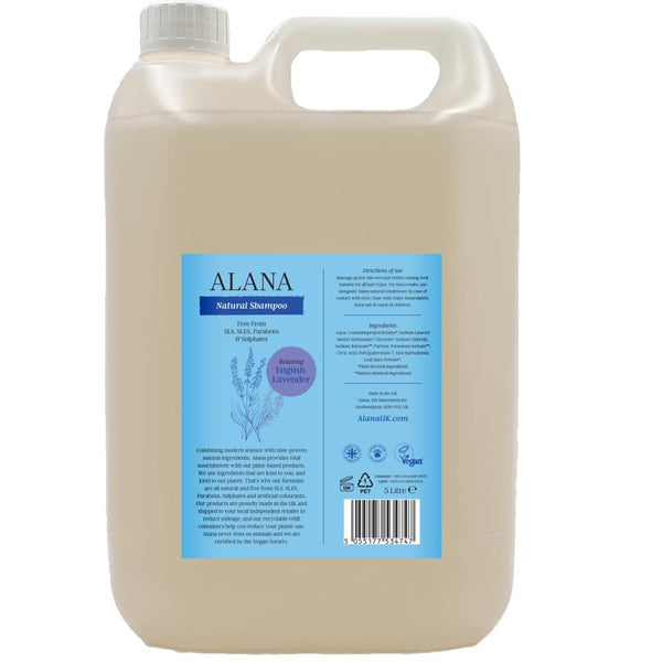 English Lavender Natural Shampoo 5L, Alana