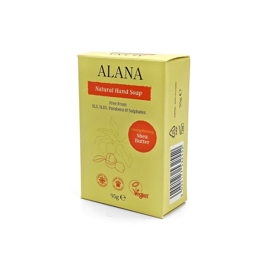 Shea Butter Natural Hand Soap Bar 95g, Alana