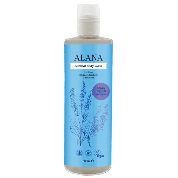 English Lavender Natural Body Wash 500ml, Alana