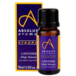 Organic Lavender Oil 10ml, Absolute Aromas