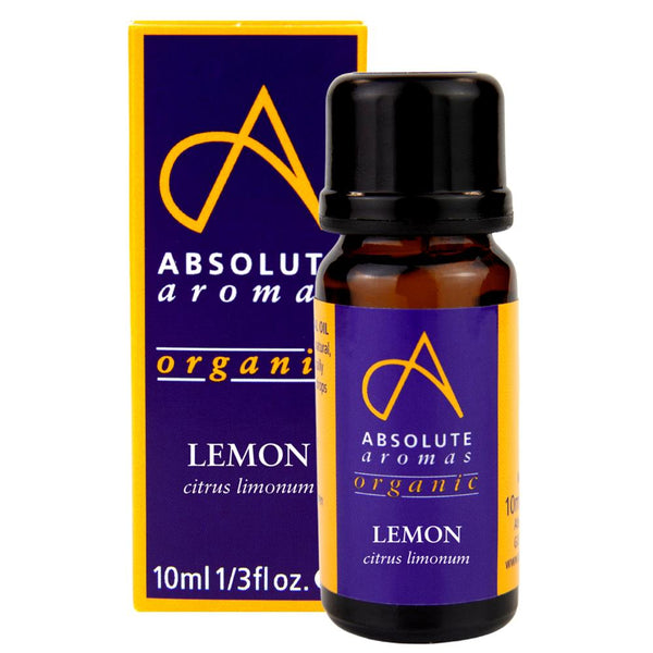 Organic Lemon Oil 10ml, Absolute Aromas