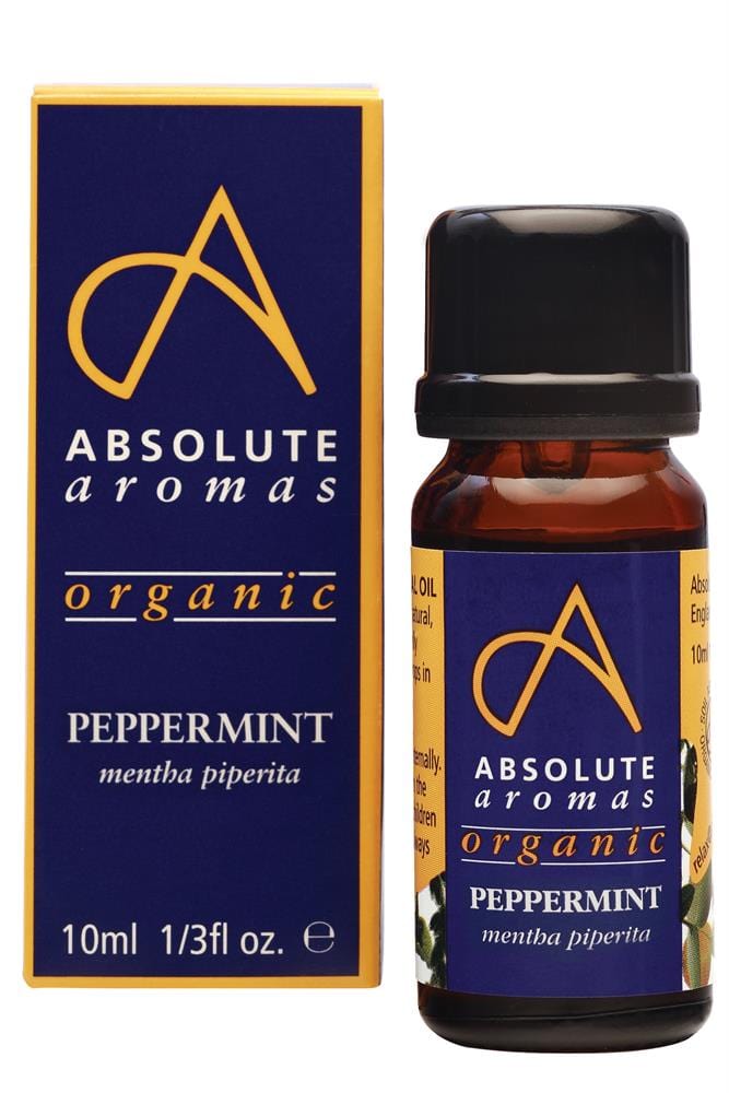 Organic Peppermint Oil 10ml, Absolute Aromas