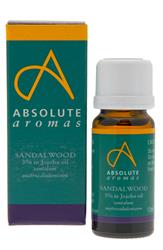 Sandalwood 3% in Jojoba Oil 10ml, Absolute Aromas