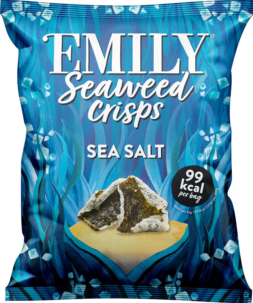 Seaweed Crisps Lightly Salted 18g, Abakus Foods