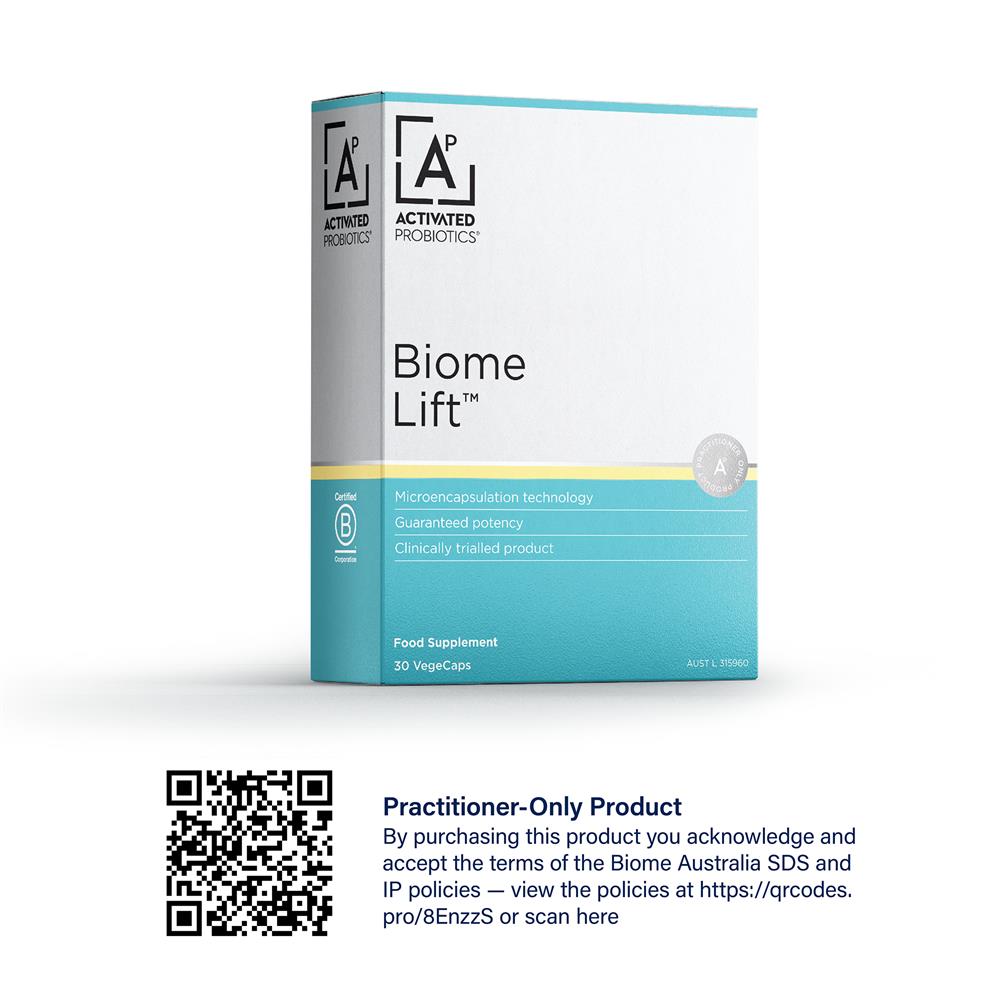 Biome Lift 30 Capsules, Activated Probiotics