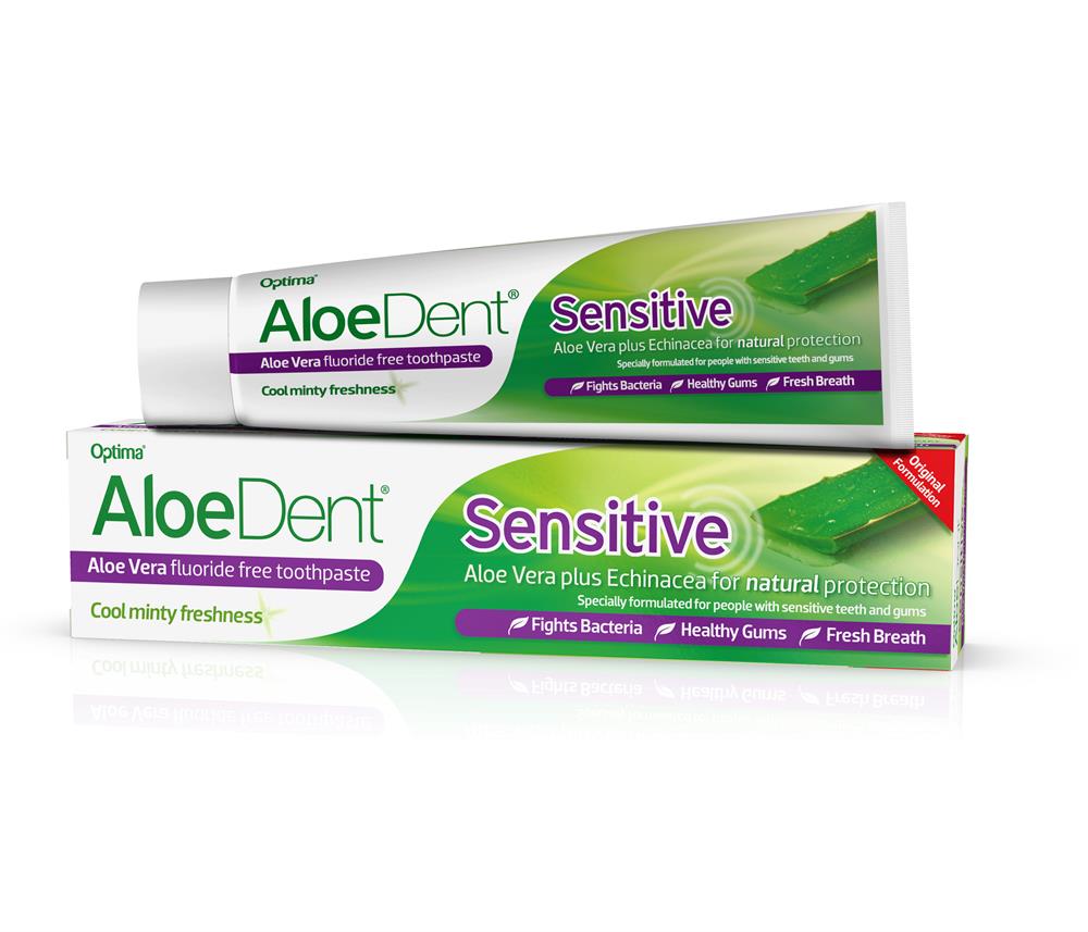 Sensitive Aloe Vera Toothpaste + Echinacea Mint 100ml, Aloe Dent