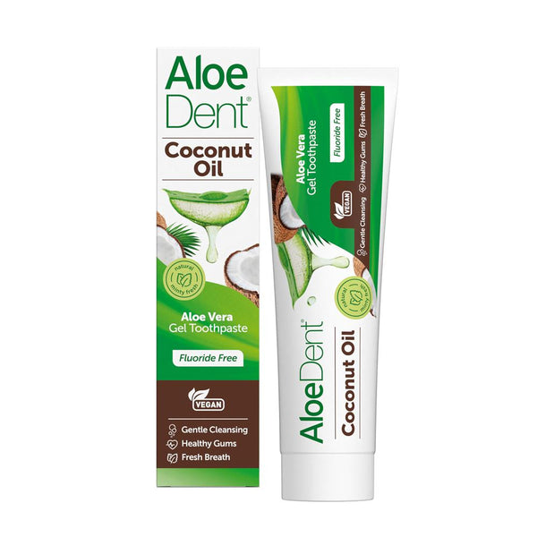 AloeDent Coconut Oil Toothpaste 100ml, Aloe Dent