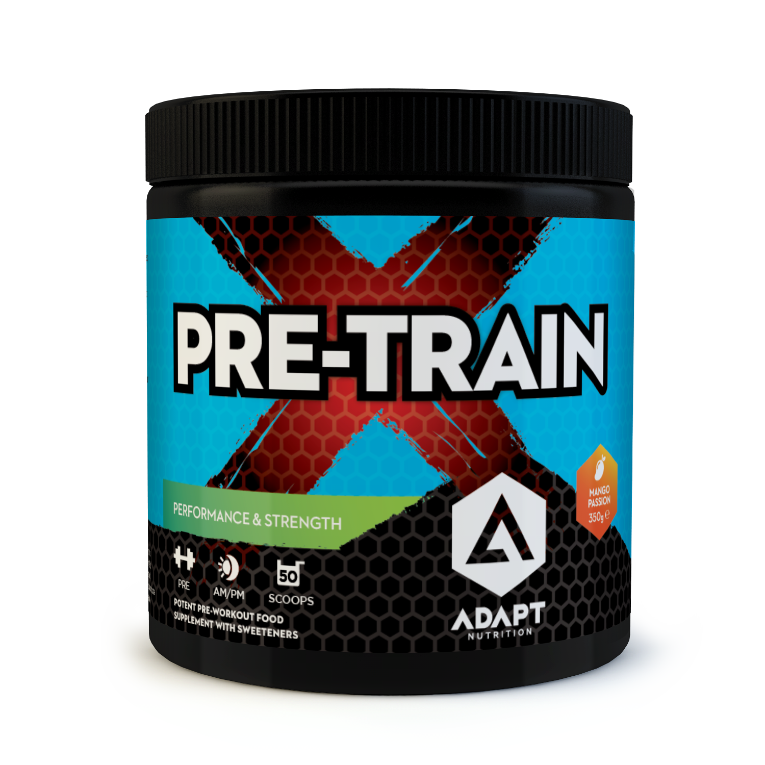 Adapt Nutrition PreTRAINx 350g Mango Passion