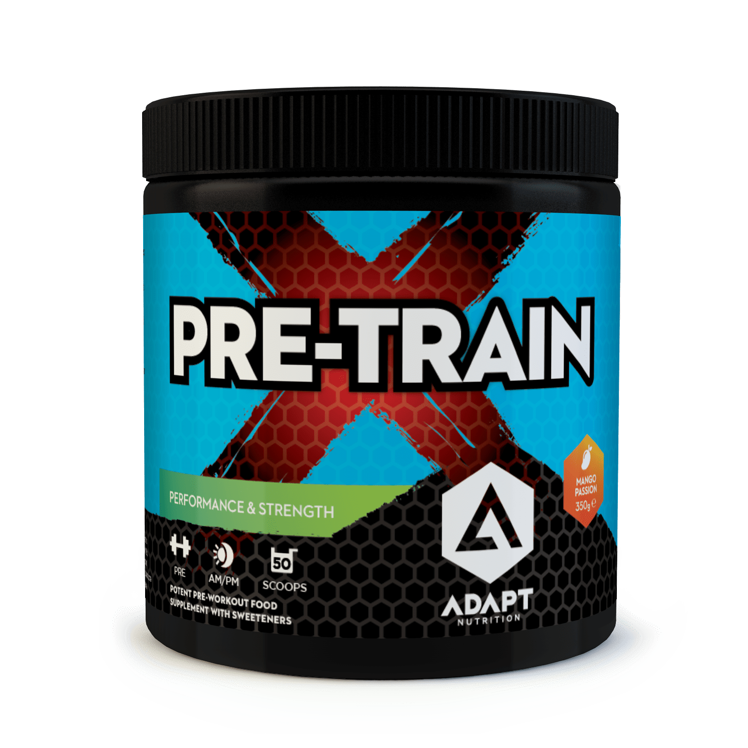 Adapt Nutrition PreTRAINx 350g Mango Passion