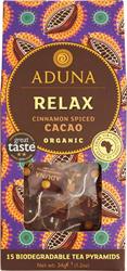 Aduna Relax Super-Tea - Cinnamon Spiced Cacao (15 Pyramids), Aduna