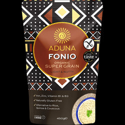 Fonio Organic Super-Grain 450g, Aduna Superfoods