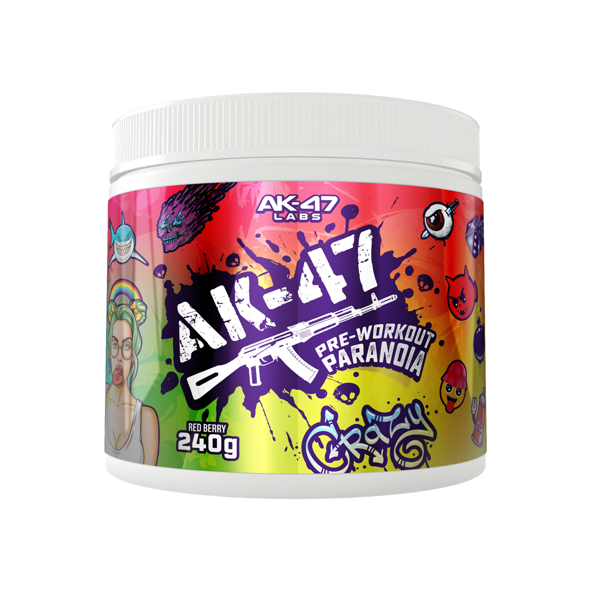 AK-47 Labs Pre-Workout 240g Red Berry