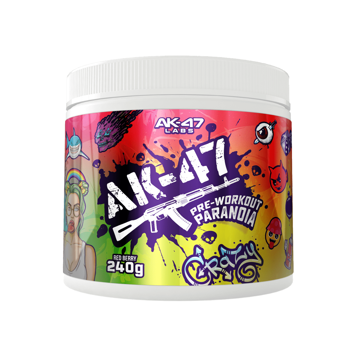 AK-47 Labs Pre-Workout 240g Red Berry