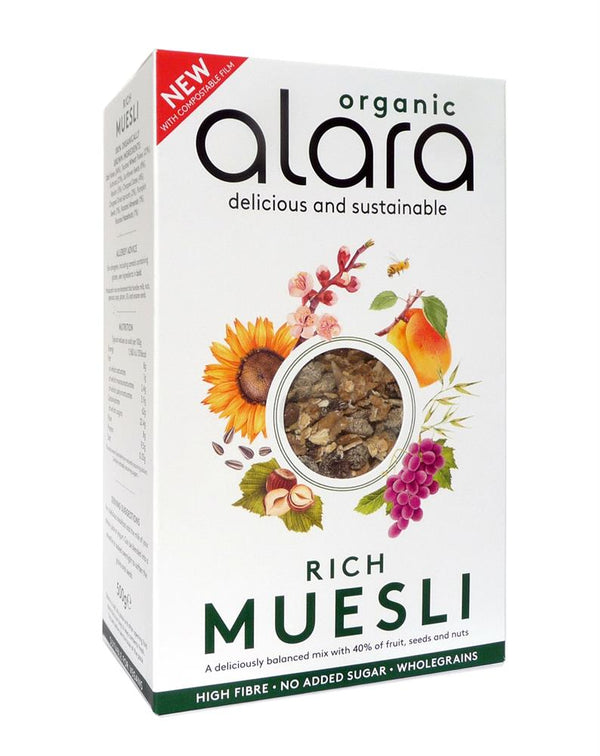 Organic Rich Muesli 500g, Alara