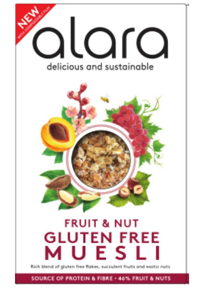 Fruit and Nut Gluten Free Muesli 475g, Alara