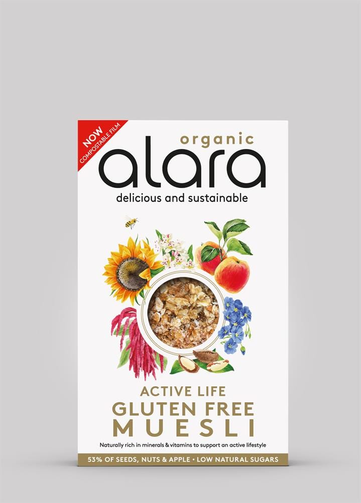 Gluten Free Active Life Organic Muesli 250g, Alara