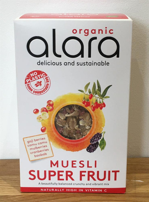 Organic Muesli Super Fruits 500g, Alara