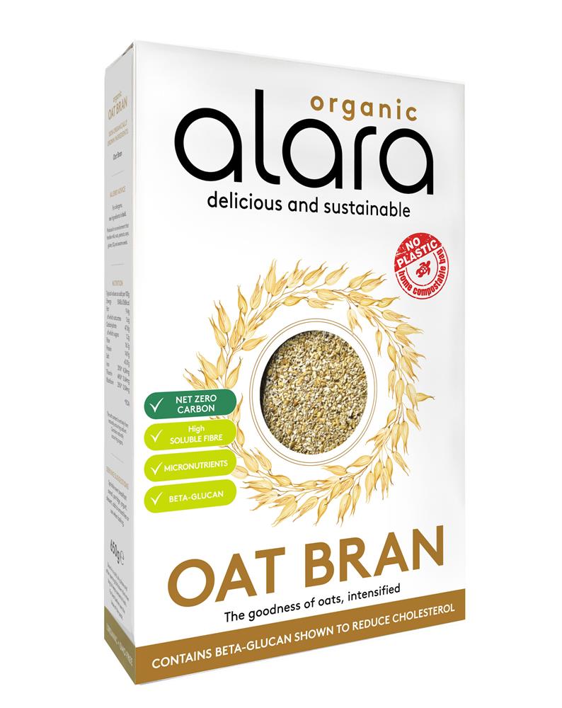 Organic Oat Bran 650g, Alara