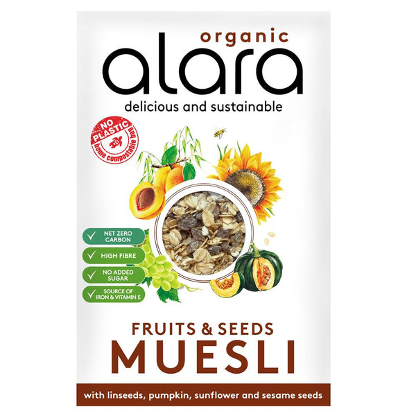 Fruits and Seeds Muesli Organic 650g, Alara