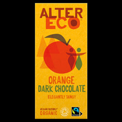 AlterEco Organic Dark Chocolate with Orange 100g, AlterEco