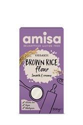 Organic Brown Rice Flour 500g, Amisa