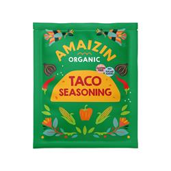 Amaizin Organic Taco Seasoning Gluten-Free & Vegan 30g, Amaizin