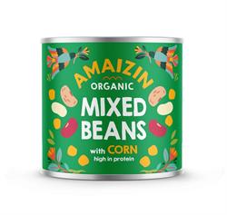 Organic Mixed Beans with Corn 200g, Amaizin