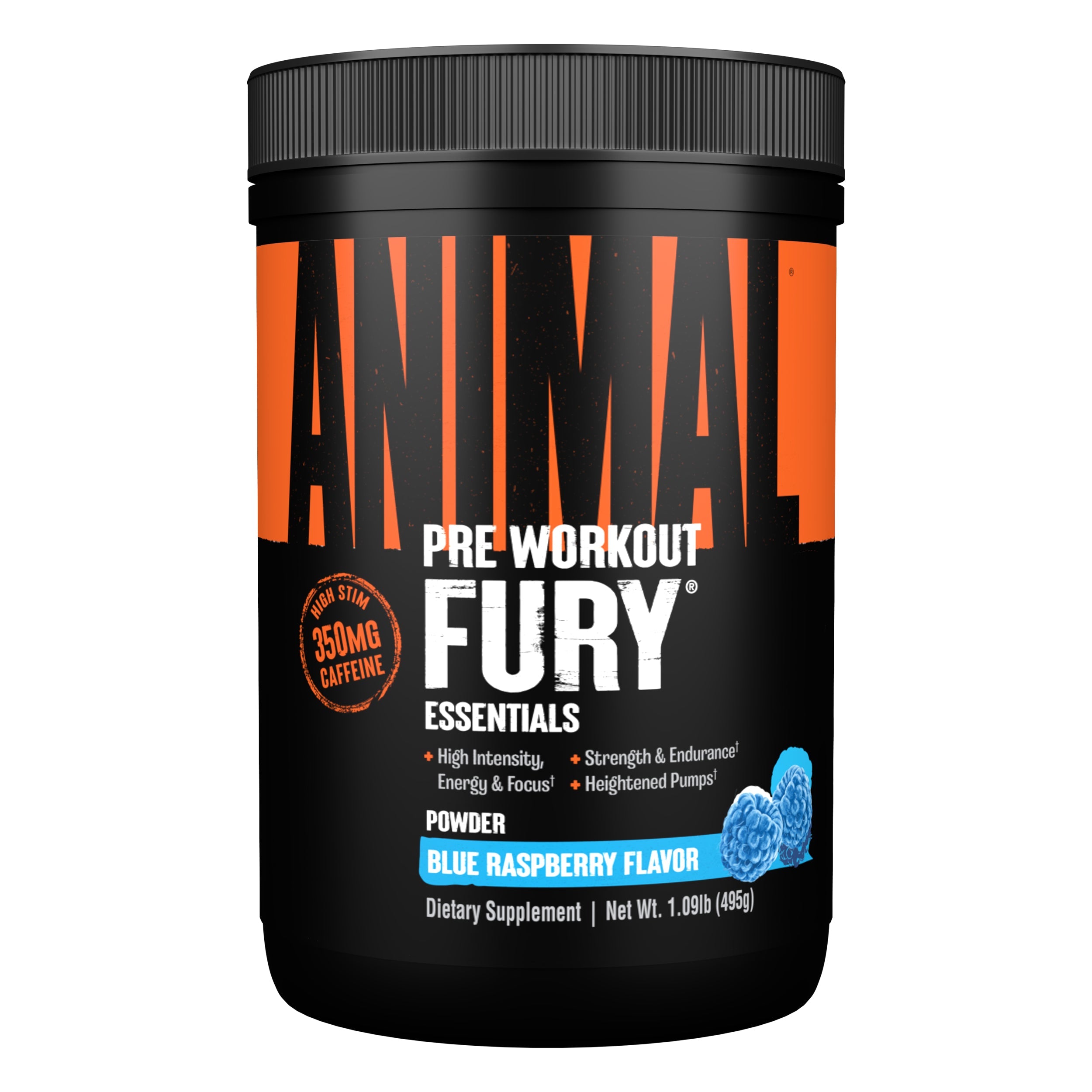 Animal Fury 502g Blue Raspberry