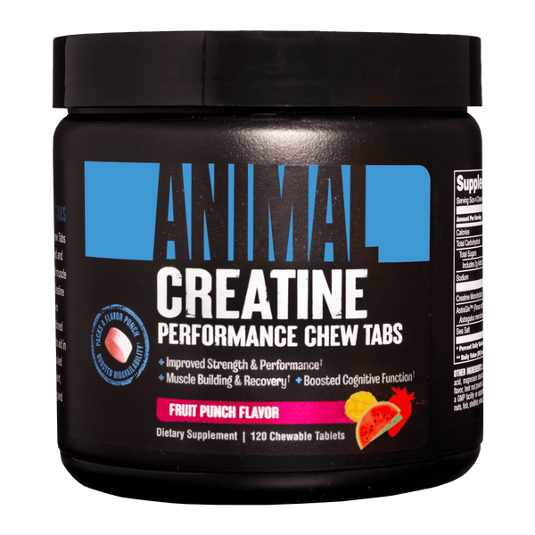 Animal Creatine Chews 120 Tabs Fruit Punch