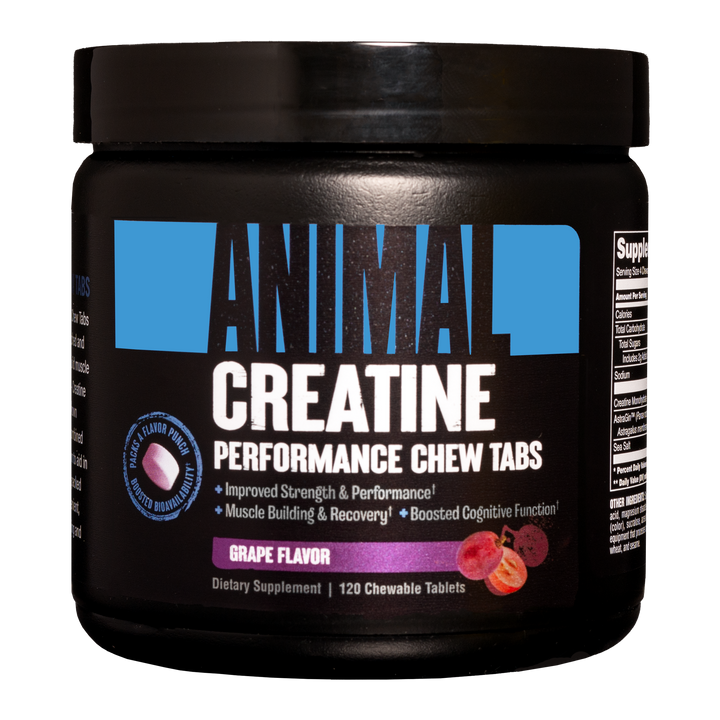 Animal Creatine Chews 120 Tabs Grape