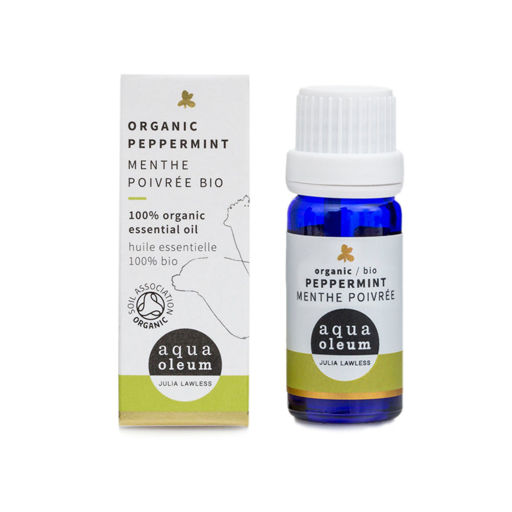 Organic Peppermint Essential Oil 10ml, Aqua Oleum