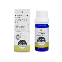 Organic Tea Tree Essential Oil 10ml, Aqua Oleum