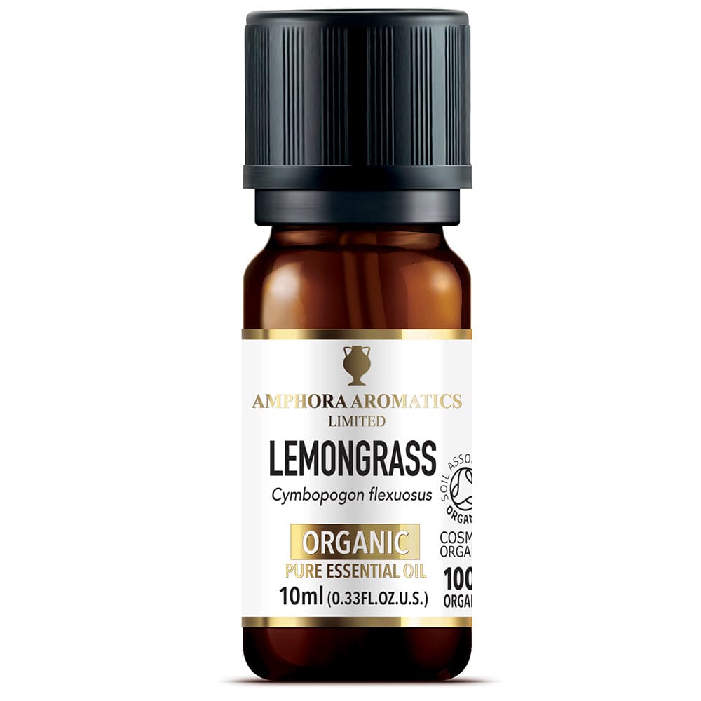 Lemongrass Organic Essential Oil 10ml, Amphora Aromatics