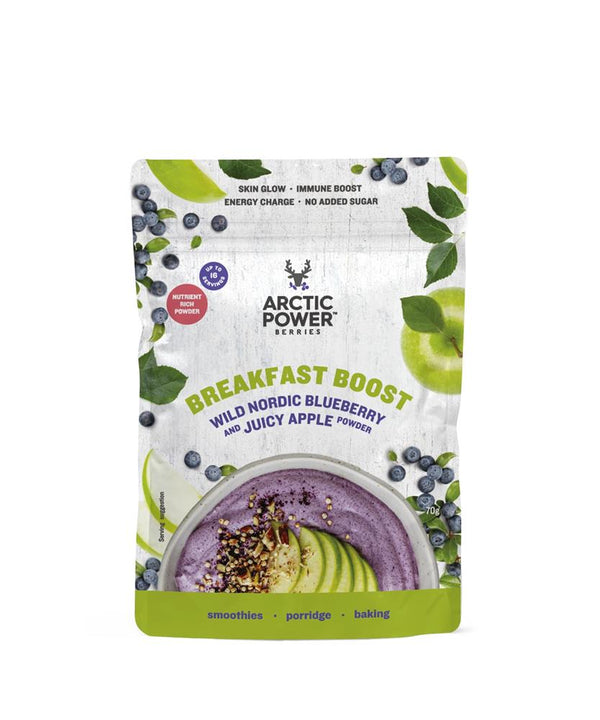 Wild Nordic Blueberry and Juicy Apple Powder 70g, Arctic Power Berries