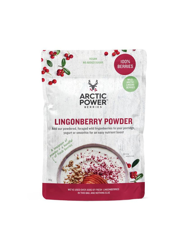 100% Lingonberry Powder 30g, Arctic Power Berries