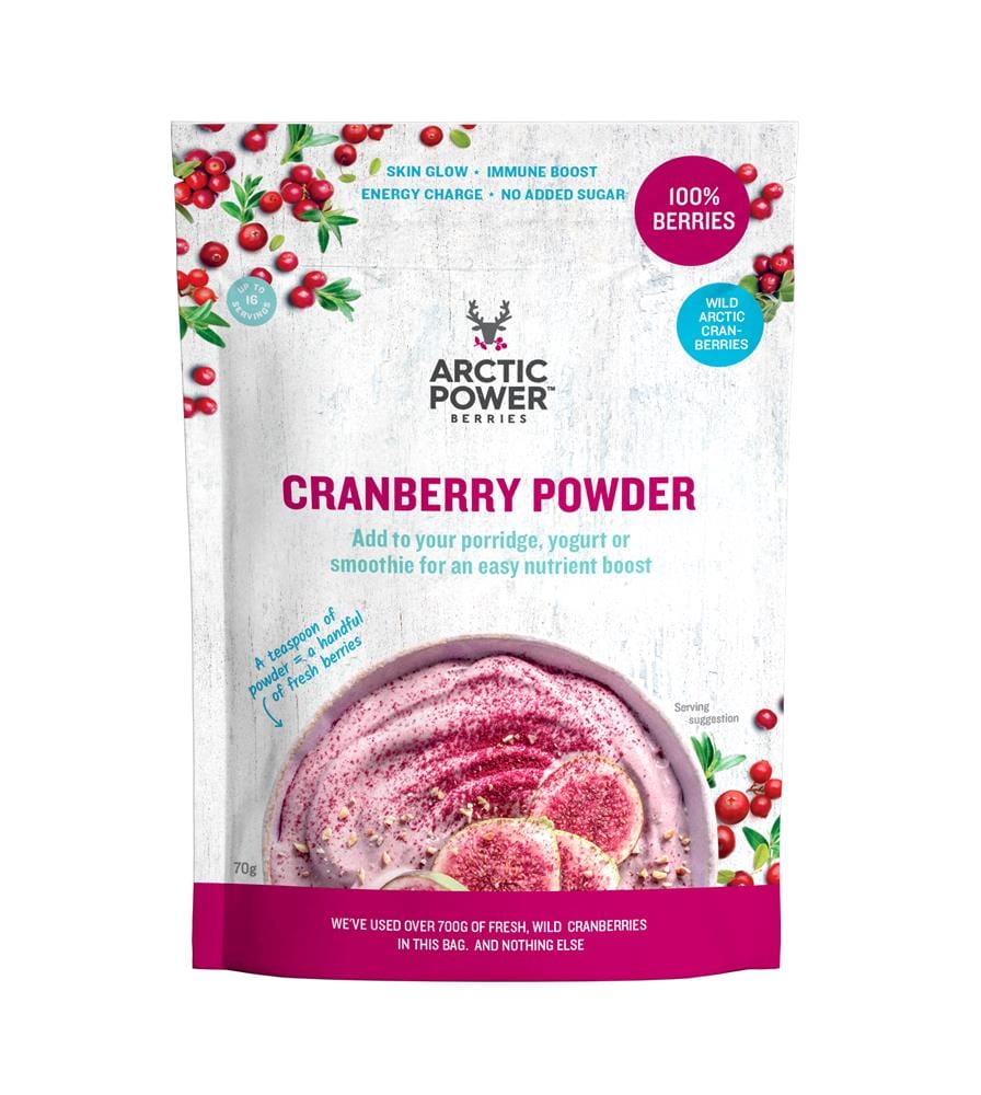 100% Cranberry Powder 70g, Arctic Power Berries