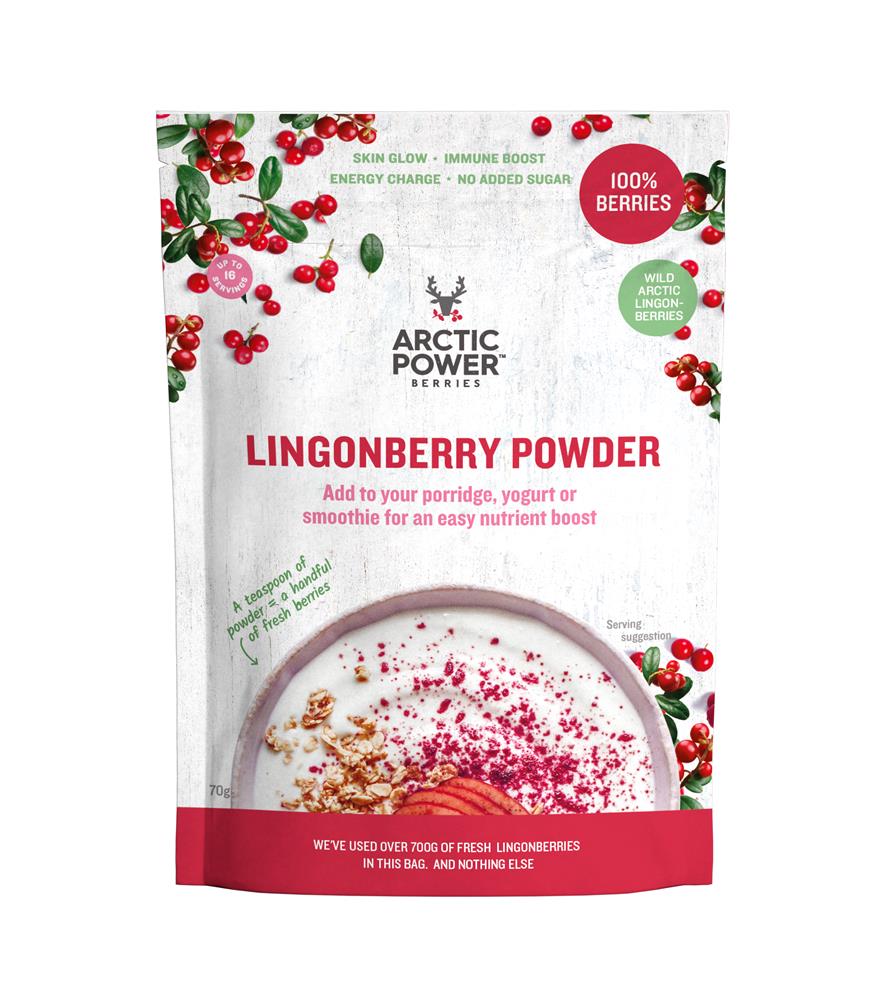 100% Lingonberry Powder 70g, Arctic Power Berries