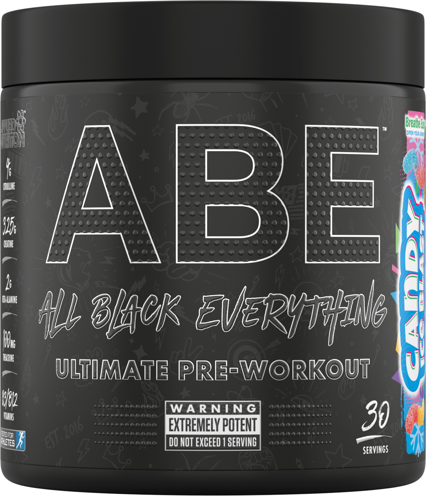 Applied Nutrition ABE (All Black Everything) 375g Candy Ice Blast