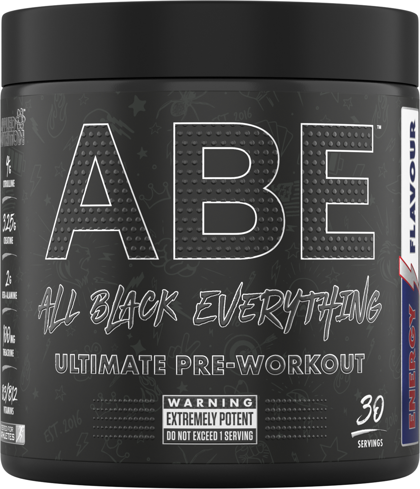 Applied Nutrition ABE (All Black Everything) 375g Energy