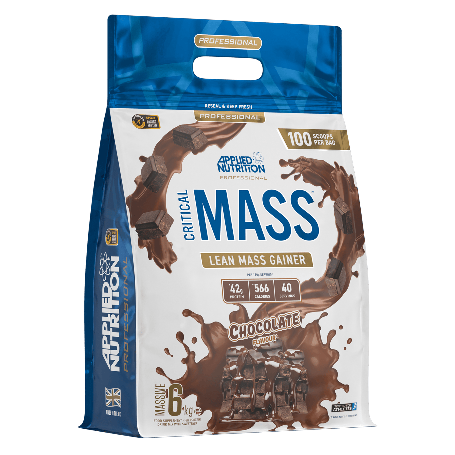 Applied Nutrition Critical Mass Professional 6kg Chocolate