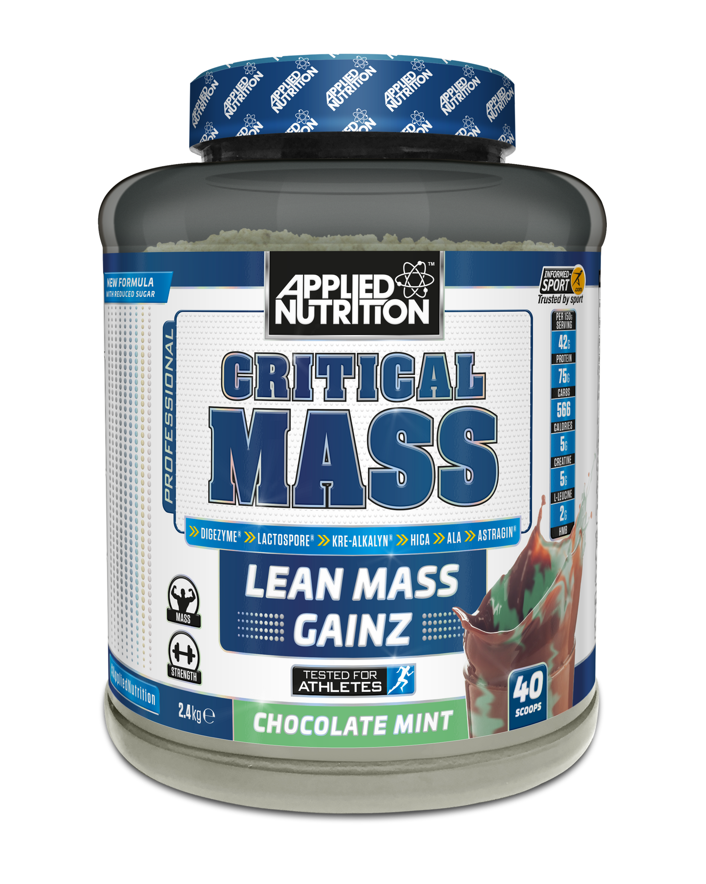 Applied Nutrition Critical Mass Professional 2.4kg Chocolate Mint