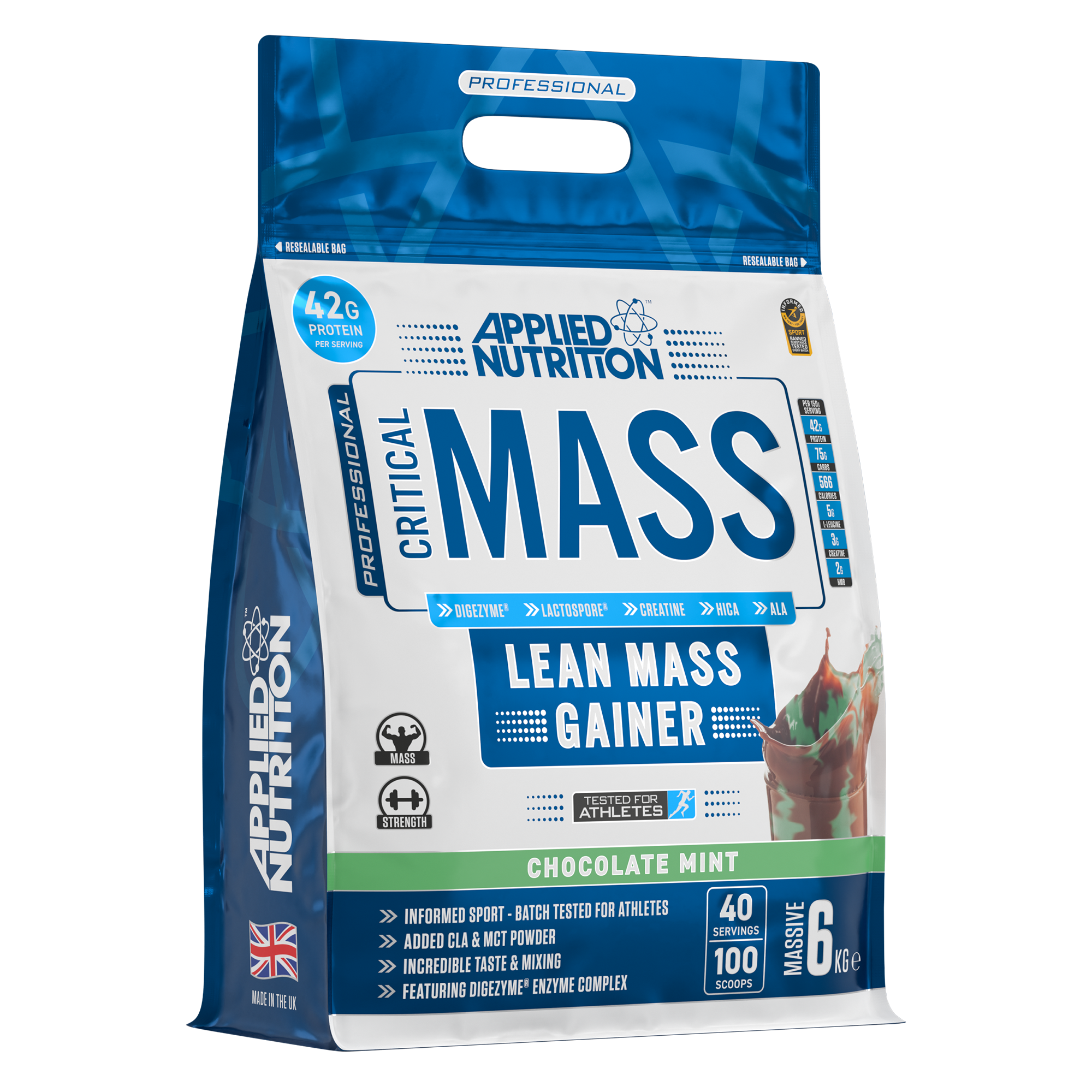 Applied Nutrition Critical Mass Professional 6kg Chocolate Mint