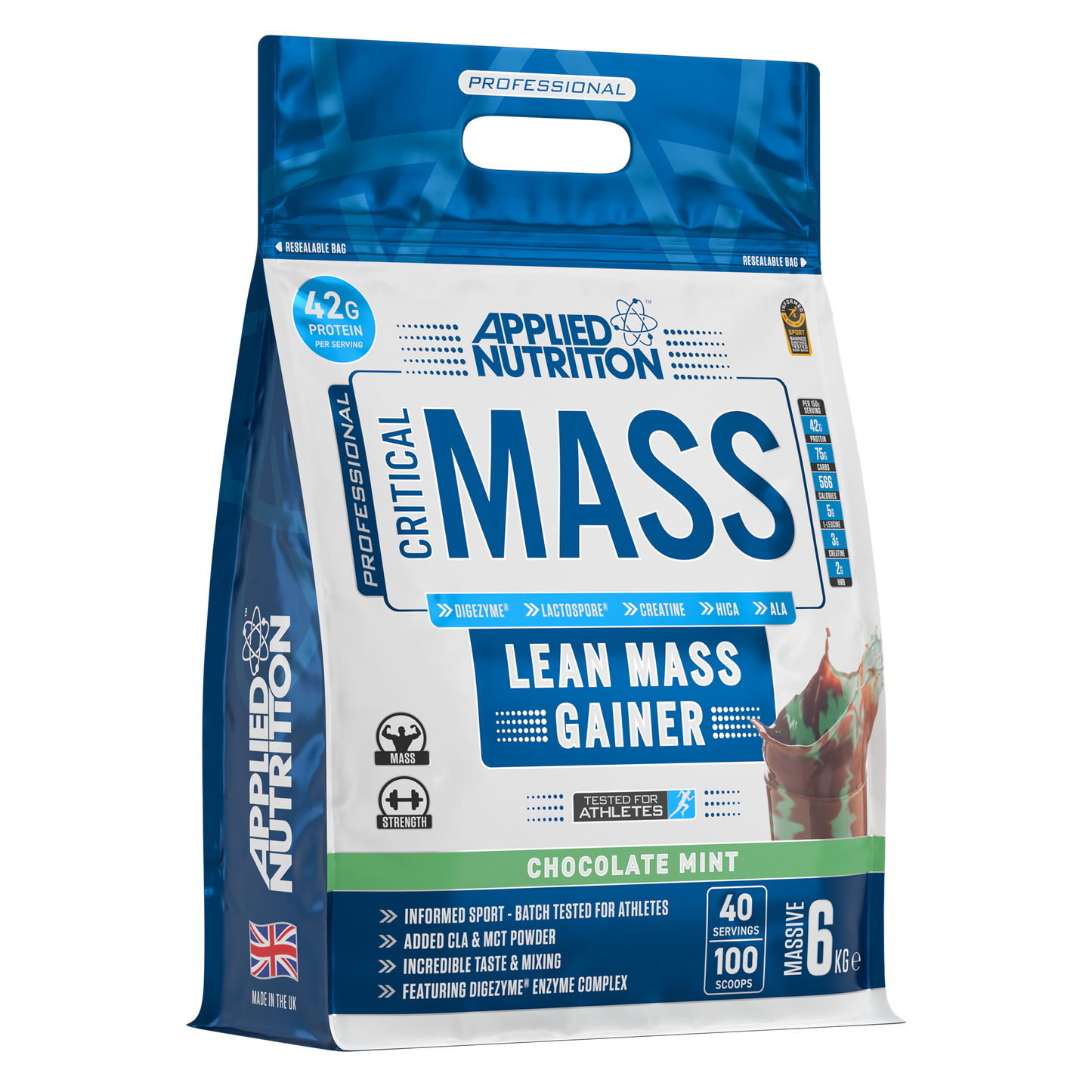 Applied Nutrition Critical Mass Professional 6kg Chocolate Mint