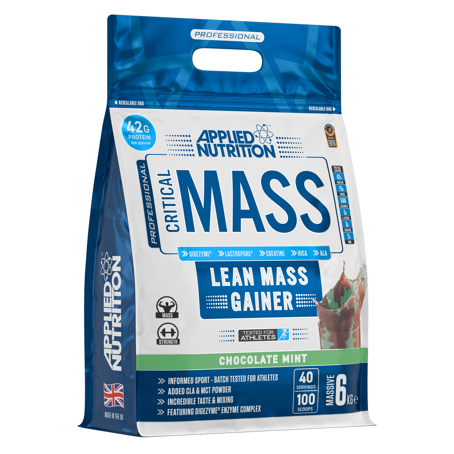 Applied Nutrition Critical Mass Professional 6kg Chocolate Mint