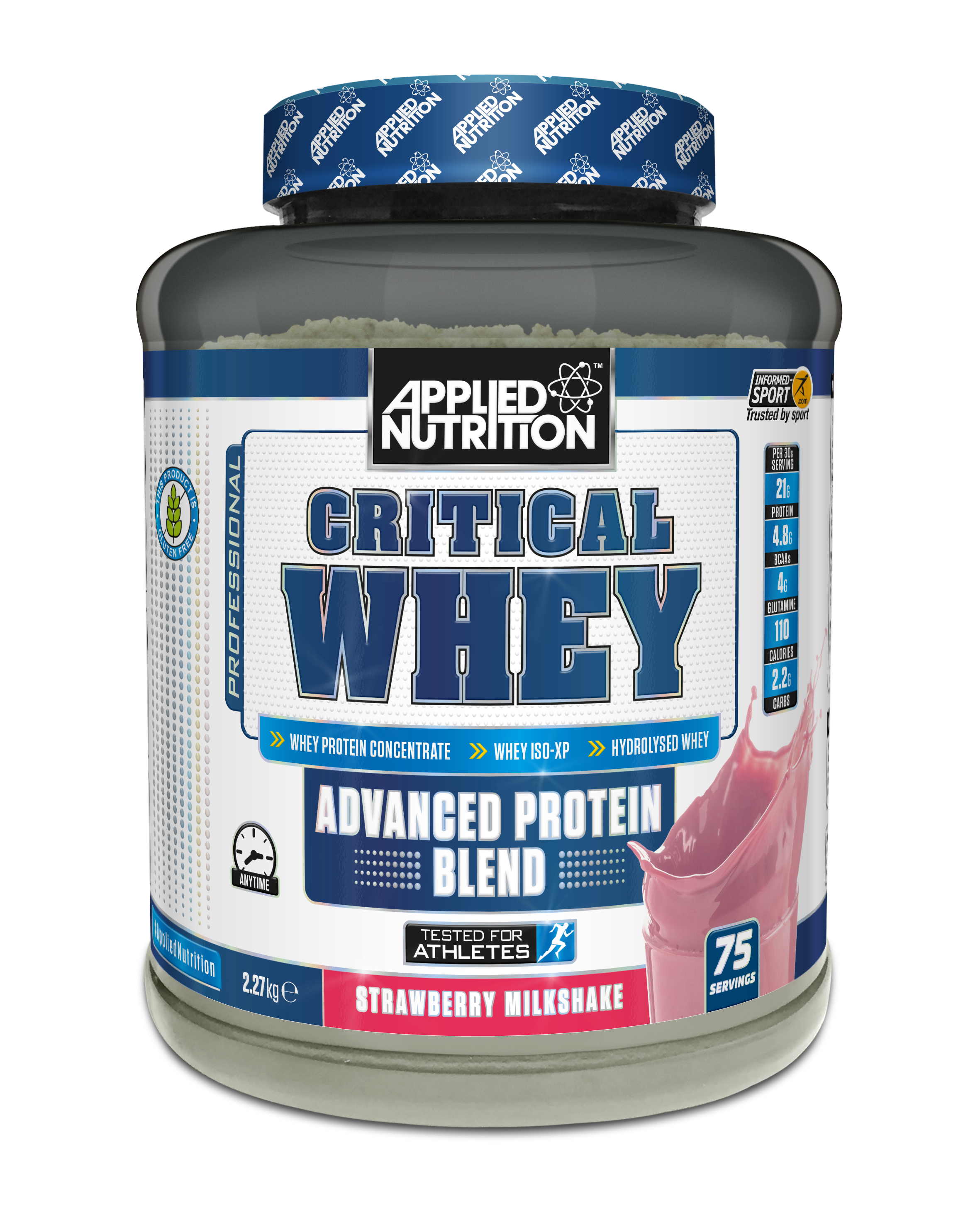 Applied Nutrition Critical Whey 2kg Strawberry Milkshake